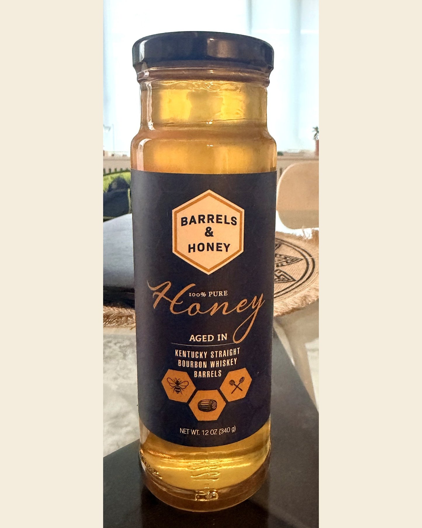 Bourbon Barrel Aged Honey 12 oz